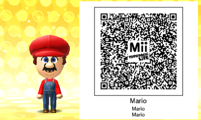 qr code tomodachi life mario